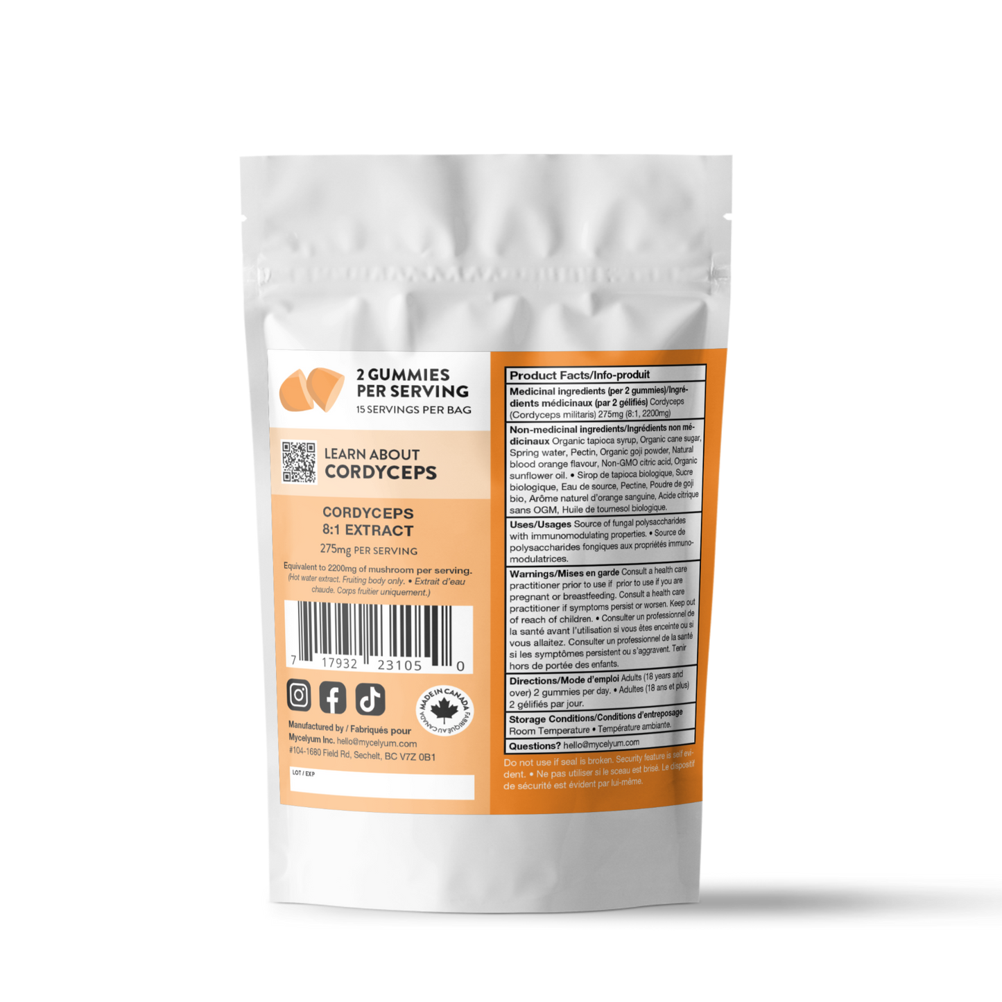 VITALITY with Cordyceps - Mycelyum Inc.