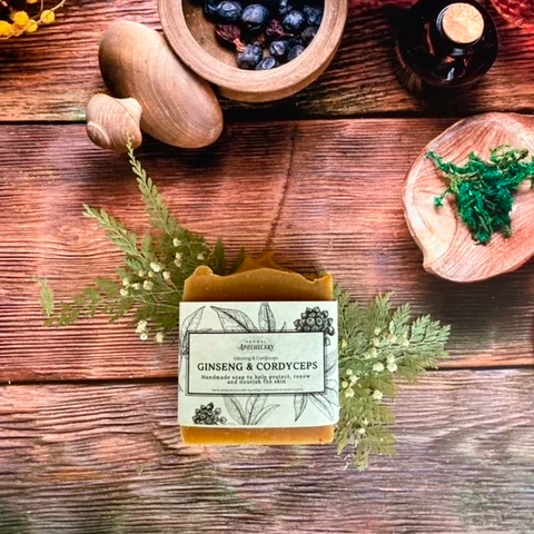 Ginseng & Cordyceps Soothing Soap - Mycelyum Inc.