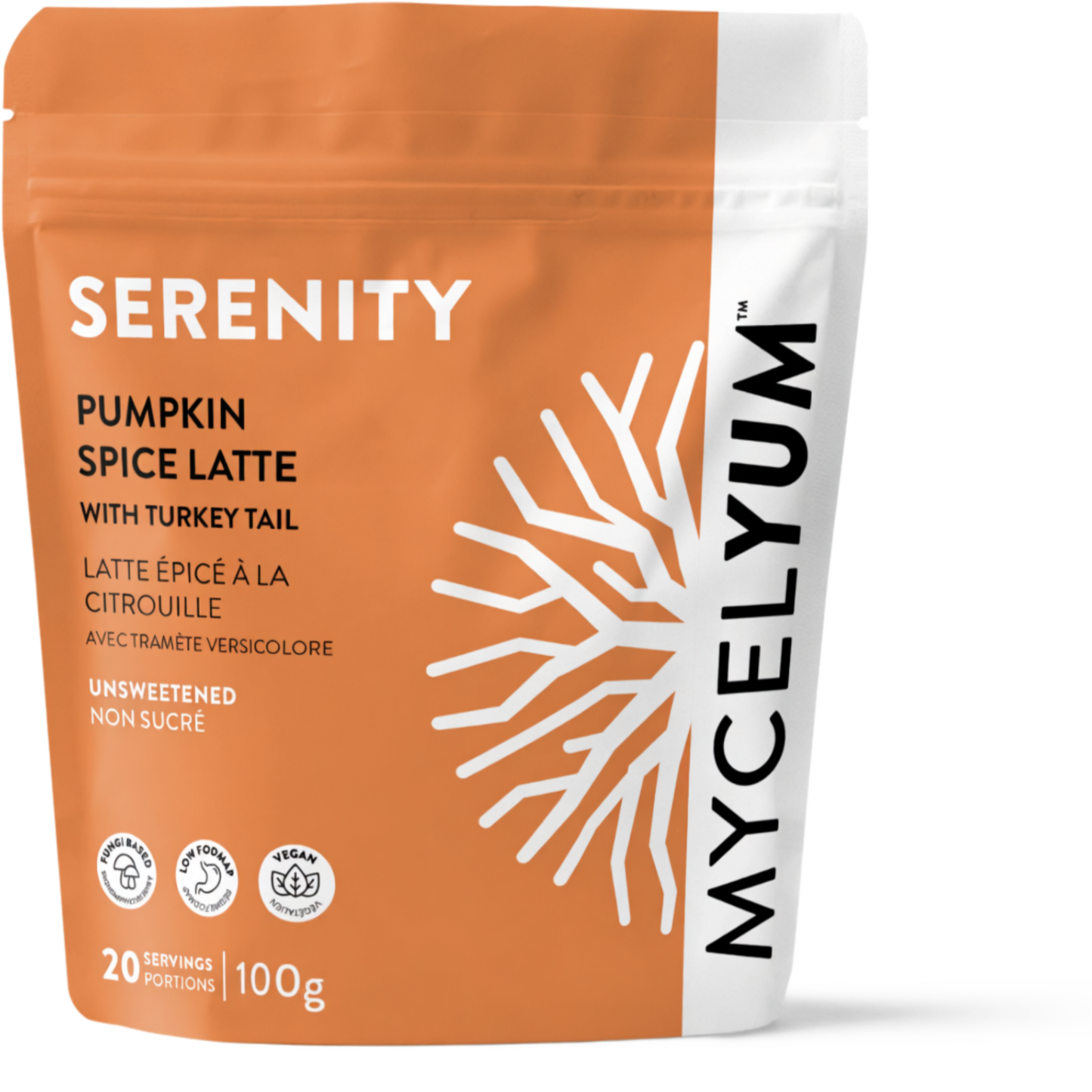 SERENITY Pumpkin Spice Latte Mix with Turkey Tail